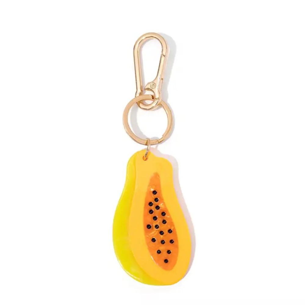 Papaya Keychain NWT! - Picture 2 of 3